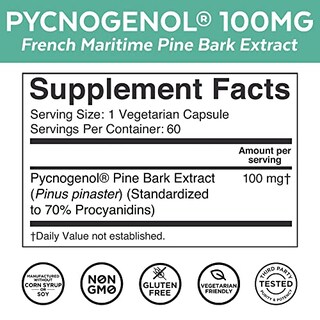 Foto 7 | Foto 7 | Suplemento Viva Naturals Pycnogenol 100 Mg French Maritime Pi - Venta Internacional.