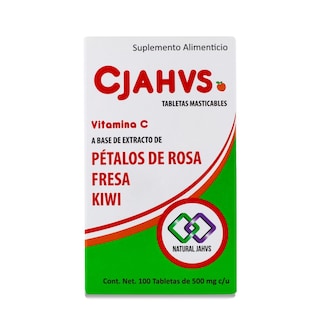 Foto 1 | Foto 1 | Vitamina C A Base De Pétalos De Rosa, Fresa Y Kiwi Natural Jahvs Cjahvs Blanco