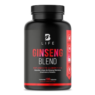 Foto 1 | Foto 1 | Ginseng Complex de 180 Cápsulas de 1000 mg por porción Ingredientes naturales: 3 tipos de Ginseng Ginseng Complex B Life