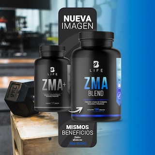 Foto 3 | Foto 3 | Mezcla de Zinc/ Magnesio/ Vitamina C/ Colágeno Hidrolizado/ Vitamina B6 150 Cápsulas Ingredientes Naturales ZMA Blend B Life
