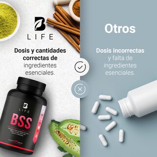 Foto 6 | Foto 6 | BSS Blend Mezcla de Melón Amargo Ácido Alfa Lipoico 180 Cápsulas