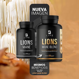 Foto 3 | Foto 3 | Suplemento Alimenticio B Life Lions Mane Blend 180 Cápsulas