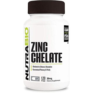 Foto 1 | Foto 1 | Suplemento Mineral De Quelato De Zinc Nutrabio, 30 Mg, 120 Porciones - Venta Internacional.