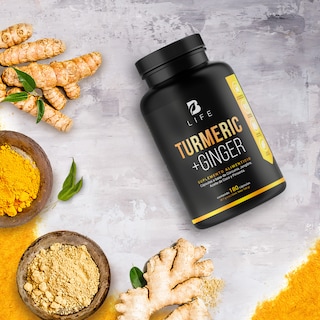 Foto 7 | Foto 7 | Suplemento Alimenticio B Life Turmeric con Ginger 180 Cápsulas
