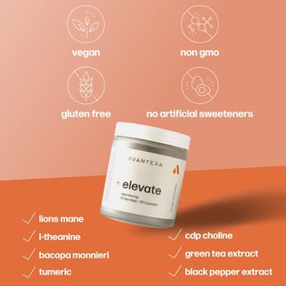 Foto 3 | Foto 3 | Suplemento Avantera Premium Nootrópico Elevate Energy Focus M - Venta Internacional.