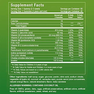 Foto 3 | Foto 3 | Multivitamínico En Gomitas Noorvitamins Kids Formula, 90 Unidades - Venta Internacional.