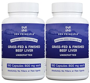 Foto 1 | Foto 1 | Suplemento Zen Principle Beef Liver 360 Cápsulas (180/botella) - Venta Internacional.