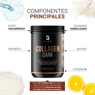 Foto 4 | Foto 4 | Colágeno Hidrolizado B Life Sabor Chocolate de 60 Tomas