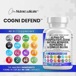 Foto 6 | Foto 6 | Suplemento De Colina Alpha Gpc De Clean Nutraceuticals, 300 Mg - Venta Internacional.