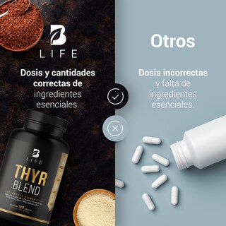 Foto 6 | Foto 6 | Thyr Blend 180 Cápsulas Ingredientes Naturales Thyr Blend B Life