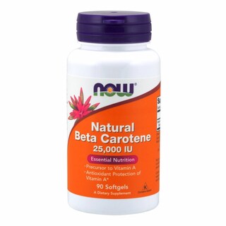 Foto 1 | Foto 1 | Betacaroteno Natural Supplement Now Foods 90 Cápsulas Blandas - Venta Internacional.