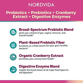Foto 3 | Foto 3 | Suplemento Nordvida Probiótico 120b Para Mujer, 32 Cepas, 30 Cápsulas - Venta Internacional.