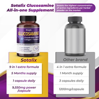 Foto 3 | Foto 3 | Suplemento Sotalix De Glucosamina De 9.550 Mg Con Condroitina Y Msm - Venta Internacional.