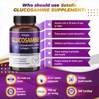 Foto 5 | Foto 5 | Suplemento Sotalix De Glucosamina De 9.550 Mg Con Condroitina Y Msm - Venta Internacional.