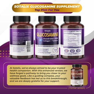 Foto 6 | Foto 6 | Suplemento Sotalix De Glucosamina De 9.550 Mg Con Condroitina Y Msm - Venta Internacional.