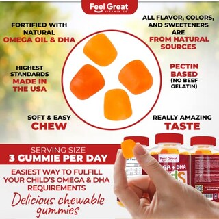 Foto 3 | Foto 3 | Suplemento Feel Great 365 Complete Dha Gomitas Para Niños, Paquete De 2 - Venta Internacional.