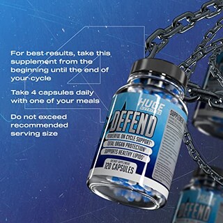 Foto 5 | Foto 5 | Supplement Huge Supplements Defend Cycle Support 120 Cápsulas - Venta Internacional.