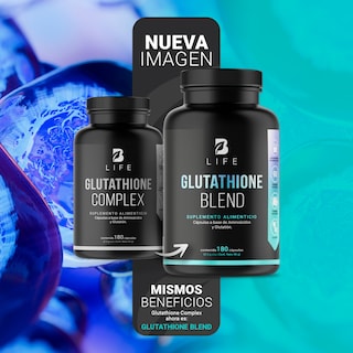 Foto 3 | Foto 3 | Glutathione Blend de 180 Cápsulas con Precursores de Glutatión Ingredientes Naturales Glutathione Blend B Life