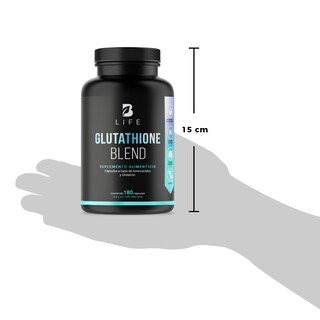 Foto 7 | Foto 7 | Glutathione Blend de 180 Cápsulas con Precursores de Glutatión Ingredientes Naturales Glutathione Blend B Life