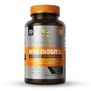 Foto 1 | Foto 1 | Suplemento De Mioinositol De Simple-organics Con D-chiro Inositol - Venta Internacional.