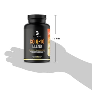 Foto 7 | Foto 7 | CoQ10 de 180 Cápsulas Ingredientes Naturales Coenzima Q10 Cúrcuma y Vitamina C Co Q-10 Blend B Life