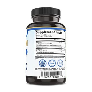 Foto 2 | Foto 2 | Suplemento De Glicinato De Magnesio Pure Organic Elements, 120 Unidades - Venta Internacional.