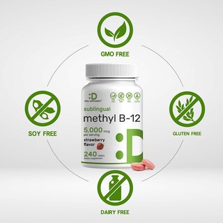 Foto 5 | Foto 5 | Suplemento, Oferta, Suplemento De Metil Vitamina B-12, 5000 Mcg, 240 - Venta Internacional.