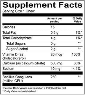 Foto 3 | Foto 3 | Suplemento Bariatricpal Para Masticar Con Citrato De Calcio, 500 Mg - Venta Internacional.