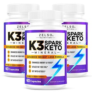 Foto 1 | Foto 1 | Paquete De 3 Píldoras Minerales K3 Spark, Suministro Para 90 Días De Zelso Nutri - Venta Internacional.