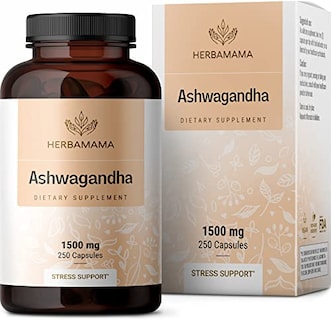 Foto 1 | Foto 1 | Suplemento Herbamama Ashwagandha En Cápsulas 1500 Mg 250 Cápsulas - Venta Internacional.