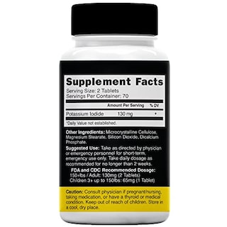 Foto 3 | Foto 3 | Tabletas De Yoduro De Potasio De Protección Radiológica 130 Mg (140) - Venta Internacional.