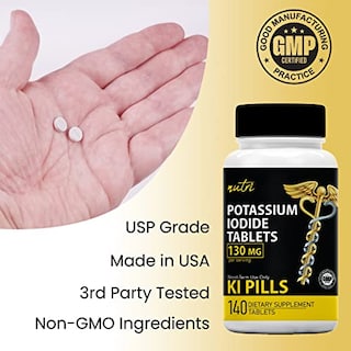 Foto 4 | Foto 4 | Tabletas De Yoduro De Potasio De Protección Radiológica 130 Mg (140) - Venta Internacional.