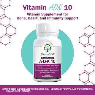 Foto 2 | Foto 2 | Suplemento Naturegenx Adk 10 Vitaminas D3 10000 Ui, K2 500 Mcg - Venta Internacional.