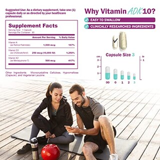 Foto 4 | Foto 4 | Suplemento Naturegenx Adk 10 Vitaminas D3 10000 Ui, K2 500 Mcg - Venta Internacional.