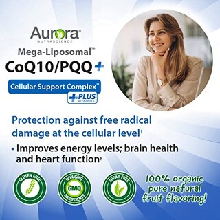 Foto 2 | Foto 2 | Suplemento Aurora Nutrascience Megaliposomal Coq10/pqq+ Vit - Venta Internacional.