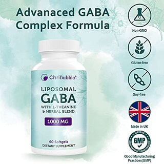 Foto 5 | Foto 5 | Suplemento Christbubble Gaba Liposomal 1000 mg Con L-teanina 2 - Venta Internacional