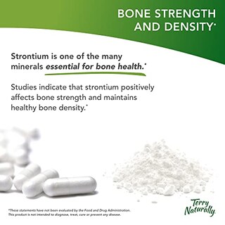 Foto 2 | Foto 2 | Suplemento Terry Naturally Strontium 680 Mg 60 Cápsulas Veganas - Venta Internacional.