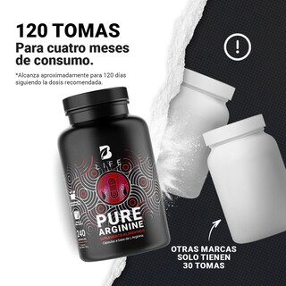 Foto 4 | Foto 4 | Arginina 240 Cápsulas de 500 mg B Life