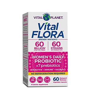 Foto 1 | Foto 1 | Probiótico Vital Planet Vital Flora Para Mujer, 60 Cápsulas Diarias - Venta Internacional.