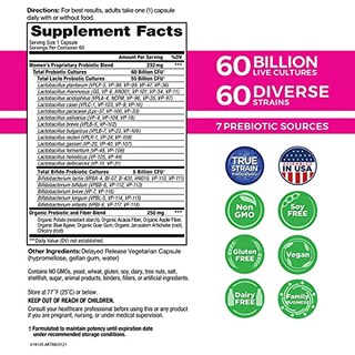 Foto 2 | Foto 2 | Probiótico Vital Planet Vital Flora Para Mujer, 60 Cápsulas Diarias - Venta Internacional.