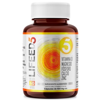 Foto 1 | Foto 1 | Vit D Plus Bienestar General Lifeed5 60 Cápsulas Con Vitamina D, Magnesio, Fosforo, Calcio y Zinc