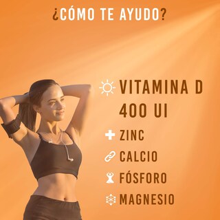 Foto 3 | Foto 3 | Vit D Plus Bienestar General Lifeed5 60 Cápsulas Con Vitamina D, Magnesio, Fosforo, Calcio y Zinc