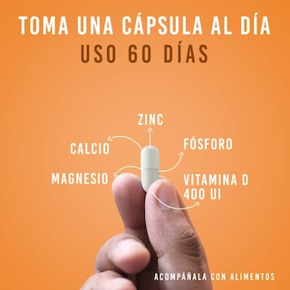 Foto 4 | Foto 4 | Vit D Plus Bienestar General Lifeed5 60 Cápsulas Con Vitamina D, Magnesio, Fosforo, Calcio y Zinc