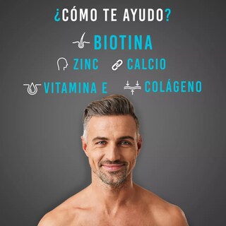 Foto 6 | Foto 6 | Suplemento Alimenticio para Hombre Lifeed5 Ayuda al Cabello Barba y Piel 60 Cápsulas