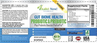 Foto 6 | Foto 6 | Probiotic Vitalité Now! Prebiótico Premium + Ultimate: 4,4 Mil Millones de CFU - Venta Internacional
