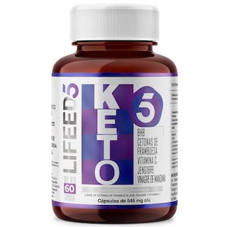 Foto 1 | Foto 1 | Keto 60 Cápsulas Con Bhb Lifeed5 Cetonas de Frambuesa Suplemento Alimenticio Multi
