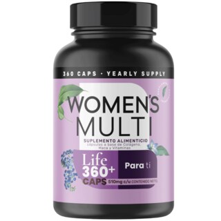 Foto 1 | Foto 1 | Vitaminas para Mujer Life 360+ Multi 360 Cápsulas con Colágeno Hidrolizado Vitamina E más Otros Ingredientes