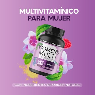Foto 2 | Foto 2 | Vitaminas para Mujer Life 360+ Multi 360 Cápsulas con Colágeno Hidrolizado Vitamina E más Otros Ingredientes