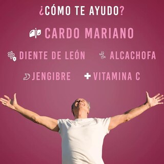 Foto 6 | Foto 6 | Cardo Mariano 60 Cápsulas Lifeed5 con Diente de León Cúrcuma Vitamina C más Otros Ingredientes