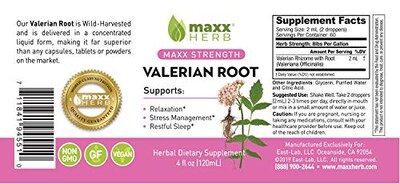 Foto 6 | Foto 6 | Suplemento Maxx Herb, Extracto De Raíz De Valeriana, 120 Ml, Sin Alcohol - Venta Internacional.